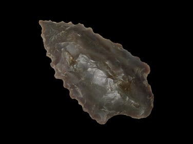 1 3/4" Serrated Columbia River Type, Ex Jim Lee Collection, Reviewed and Approved Authentic by Jerry