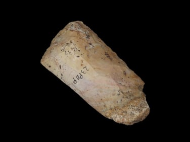 3 1/2" Clear Fork Gouge, Uniface Colorful Chert, MO