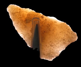 1 3/8" Fluted Clovis, Quartzite, West Virginia