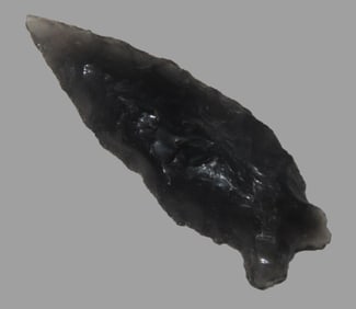 1 1/2" Needle Tip Obsidian Pt., Lake Co., OR