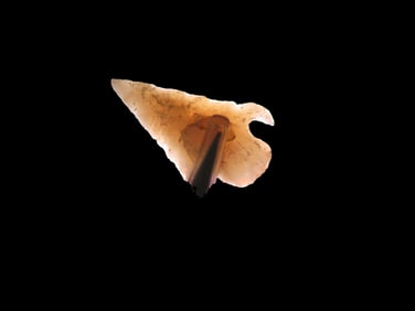 1 3/16" Shumla Point, Nice Translucent Relic, Austin, TX