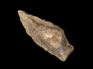 2 7/8" Archaic Knife, EX Jim Lee Collection, Dickey COA, Holmes Co., FL