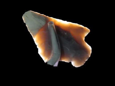 Translucent 2-Tone Point, EX Bill Pettit Collection, Dickey COA, Midwest