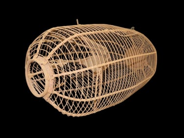 20"X10"X8" c.1883 French Marty Wire Trape, Antique/Reusable live-catch wire for mice/rats, Named