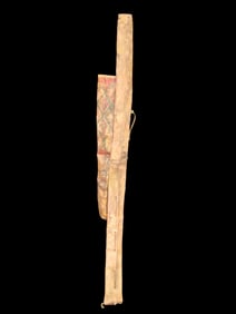 Decorated Deerhide Bow Case and Quiver