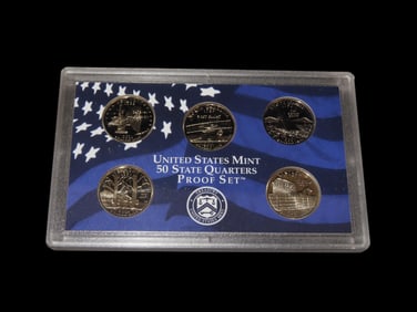 United States Mint 50 State Quarters Proof Set - 2001