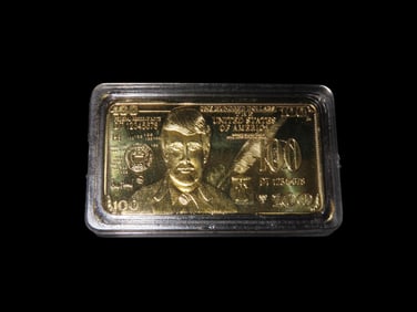 1 oz Plated Bar Donald Trump USA Coin