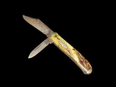 3 1/8" Antique Pocket Knife with Imperial Bone Handle