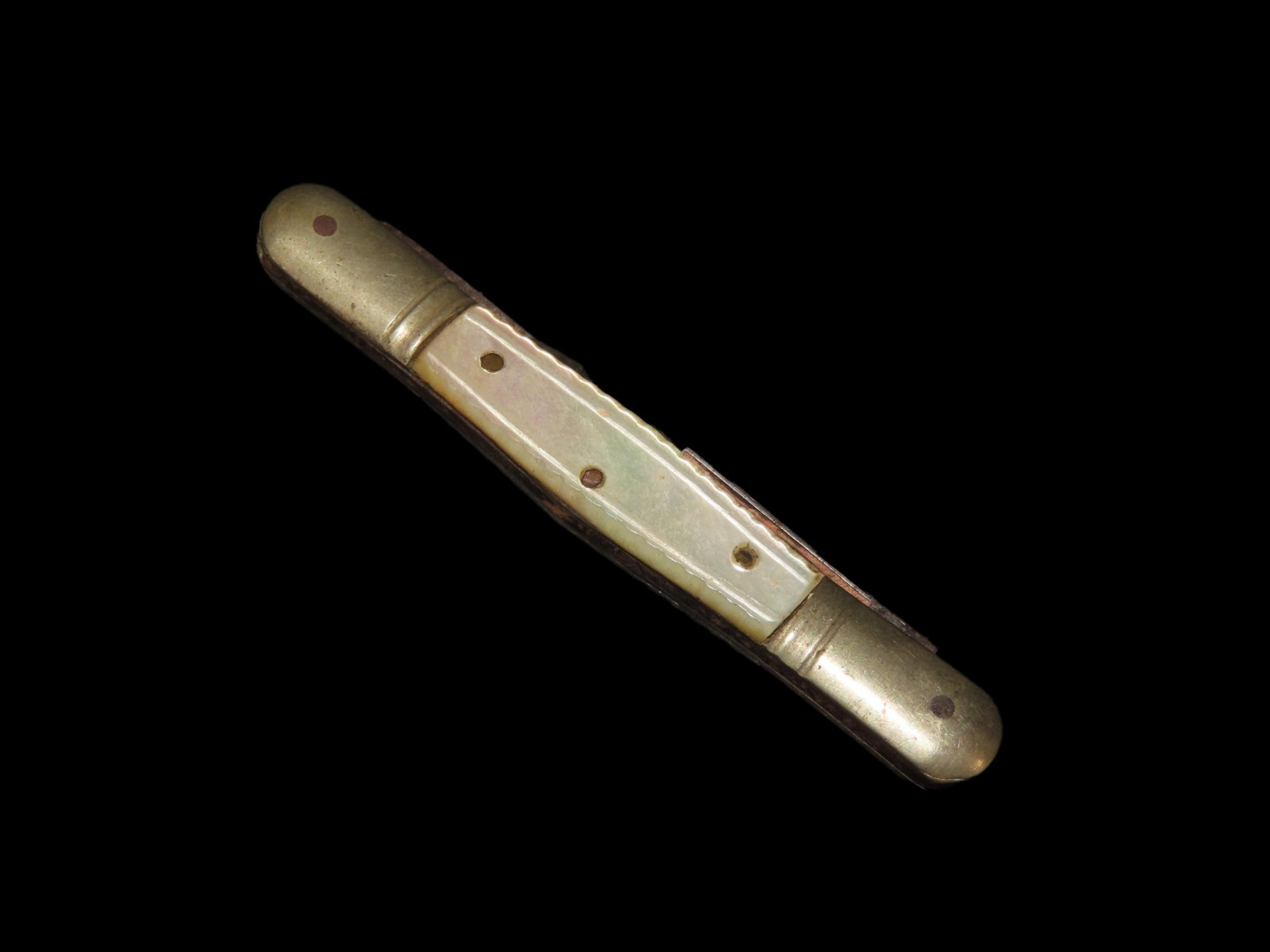 3" Antique Pocket Knife Warrel Pearl: 3" Antique Pocket Knife Warrel Pearl