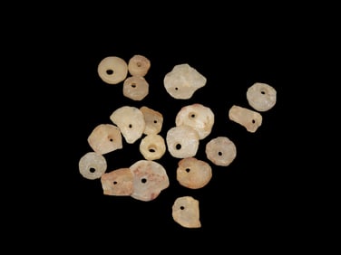 Collection of Neolithic Quartz Beads found in Africa Believed to be 3500 - 5000 Years Old