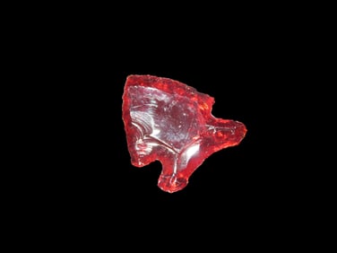 1" Colorful Glass Historic Arrowhead from New Mexico