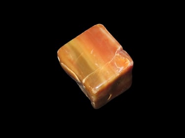 1 3/8" Wonderful Polished Carnelian Agate Petrified Wood Collectible Gem Mineral Specimen, 52 Grams