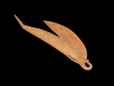 8 3/8" Antique African Fisherman's Net Knife, 1800's