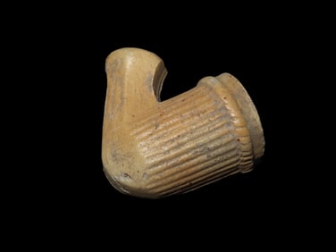 2 1/8" Clay Trade Pipe, Civil War Era