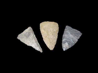 Triangular Point, 9000-7000 B.P. Texas, Bell & Surr Co.