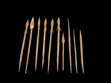 Mid 1800's Iron Spear Tip, Barbed Africa