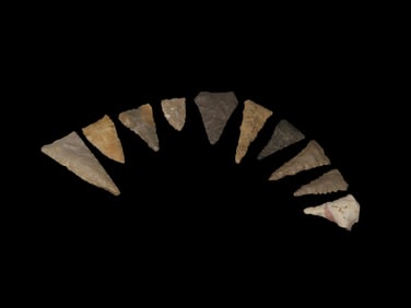 Small Collection of Kentucky / Tennessee, Bird Points, Fort Ancient Triangles