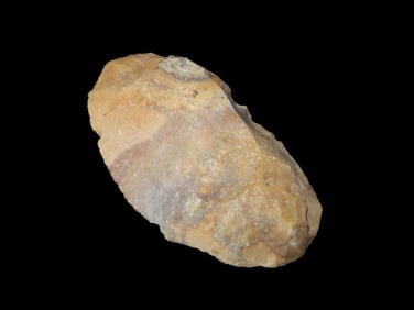 4" Super Colorful Early Ovoid Knife, Semi-Uniface, Ralls Co. Missouri