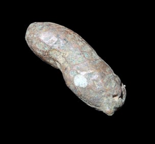 1 1/4" Ashanti African Brass Bronze Artifact, 1800s, Gold Weight, Exact Mineral Contents Unknown