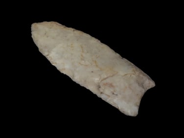 3" Fluted Clovis, Flint Ridge Ohio, Ex Walt McIntire, Restored