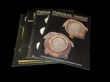 Lot of 4 Prehistoric America Archeological Journals