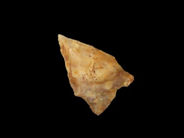 1 3/8" Kaolin Chert Transitional Hardin / Dalton, Found in Union Co. Illinois