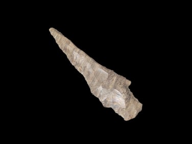 1 1/4" Triangular Point, From Kentucky, Ex Walt McIntire Collection