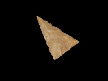 1 3/16" Triangular Point, From Fox Field Kentucky, Ex Walt McIntire Collection