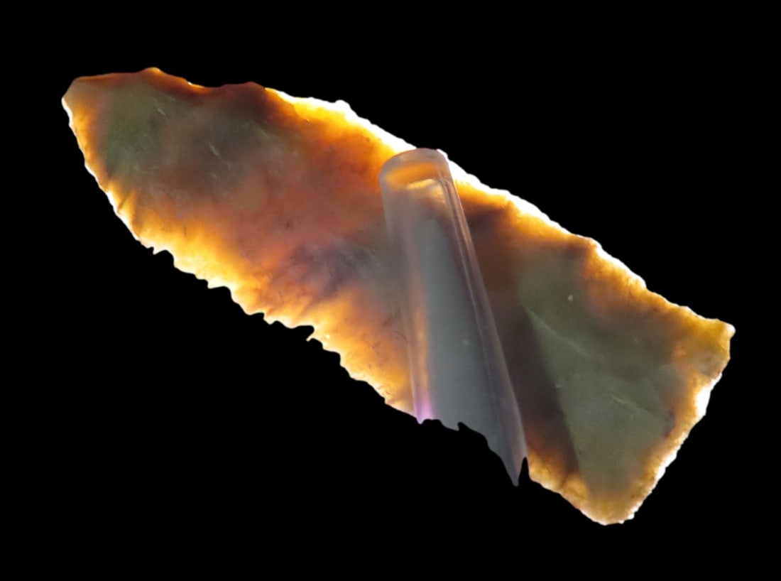 1 3/8" Triangular Point From Kentucky, Ex Walt McIntire Collection (1 of 5)