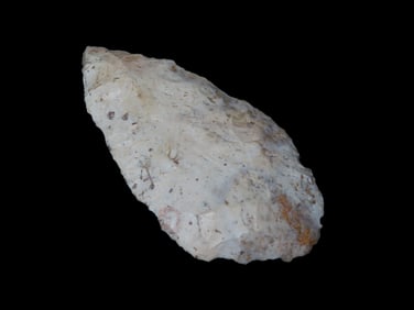 3 3/8" Avon Chert Cobbs Henderson Co. Illinois, Ex Runkee Collection