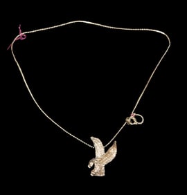 Vintage Eagle Jewelry Necklace