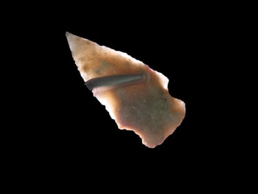 1 7/8" Tallahatta Quartz Point, Bradford Alabama, Needle Tip