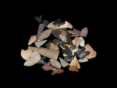 Large Lot of Neolithic Arrowheads, Africa