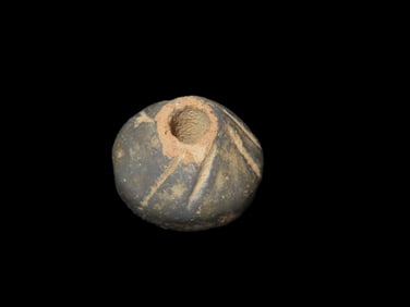 Pre Columbian Pottery Whirl Bead, Guatemala, South America