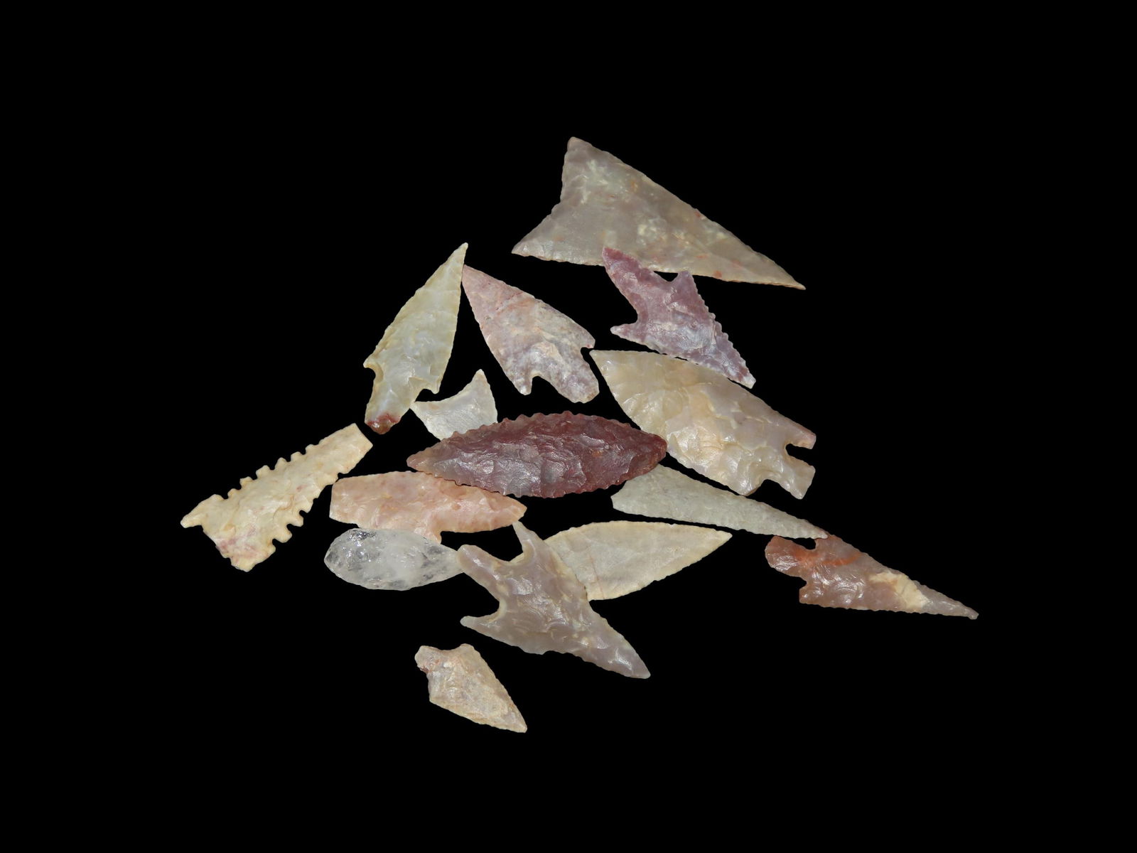 Group of Neolithic Arrowheads, Sahara Desert (1 of 4)
