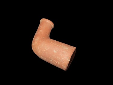 2 1/2" Clay Trade Pipe, Civil War Era