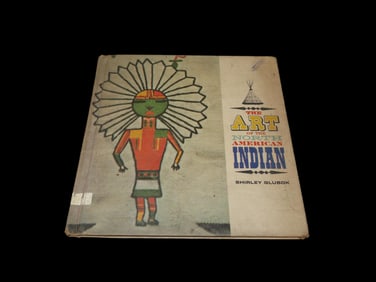 10.5" x 10.5" Book, "The Art of the North American Indian"
