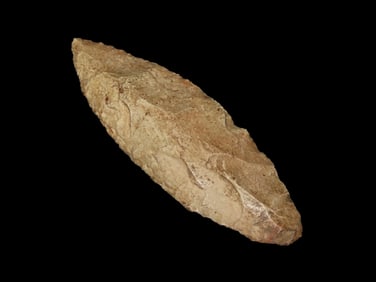 4" Bi-Pointed Blade Found by Walter Johnson in Seneca, Illinois, Across From Skrivany Funeral Home