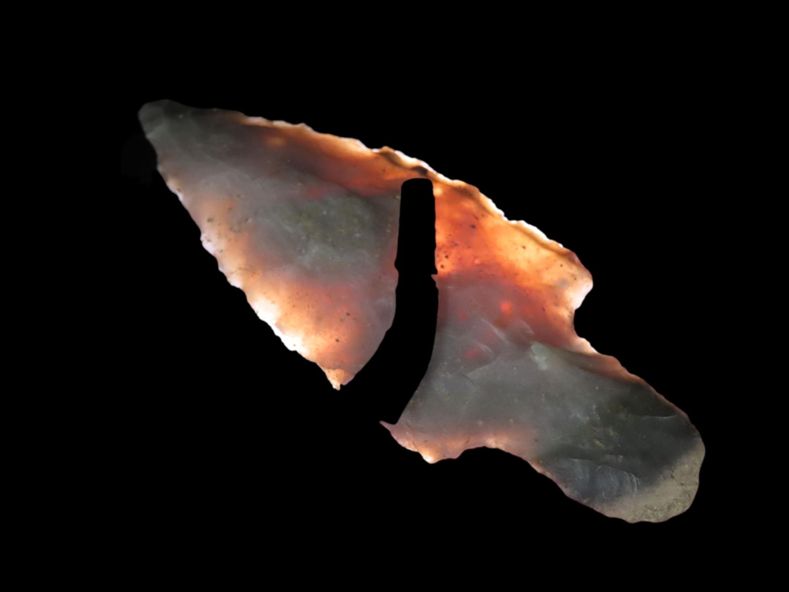 2 7/8" Translucent Buck Creek Found by Walter Johnson in Seneca, Illinois, Across From Skrivany (1 of 5)