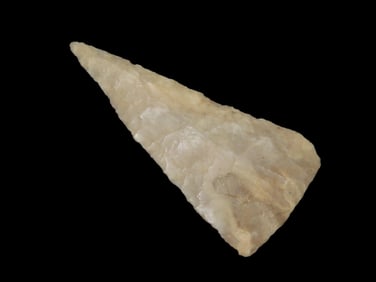 2 5/8" Triangle Blade Found by Walter Johnson in Seneca, Illinois, Across From Skrivany Funeral Home