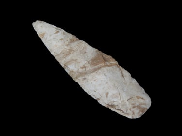 3 1/8" Adena Blade Found by Walter Johnson in Seneca, Illinois, Across From Skrivany Funeral Home