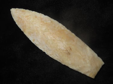 3 7/8" Phenomenal Agate Basin found in Lee County Iowa. 1/16" of restoration to one corner of the