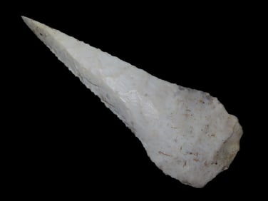 4 7/8" Phenomenal, Heavily Beveled Cobbs Blade found in Lee County Iowa, Minor Restoration to the