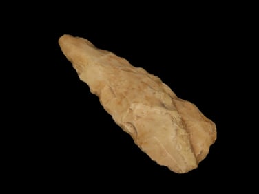 4 1/16" Archaic Blade Found by Geoff Sandt in St. Louis Co. Missouri, Known as the Rockhunter on