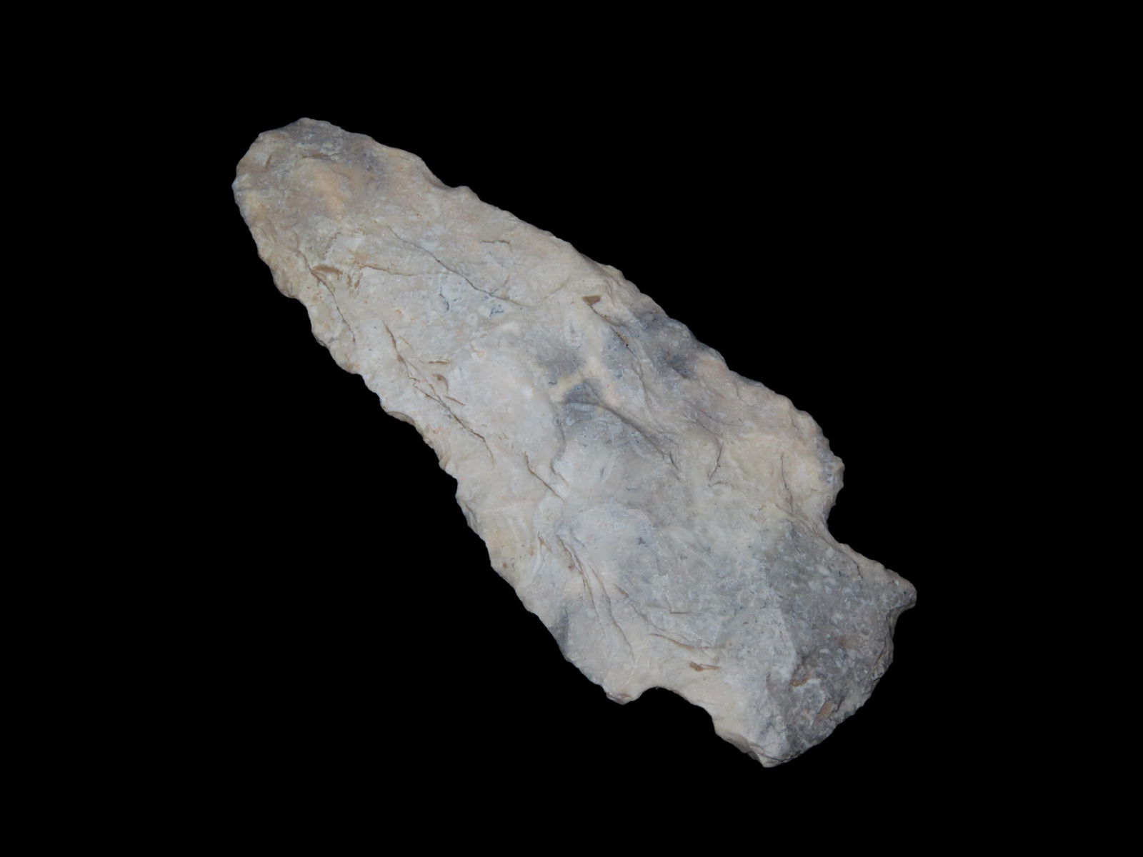 3 3/8" Stemmed Point Found by Geoff Sandt in St. Louis Co. Missouri, Known as the Rockhunter on (1 of 4)