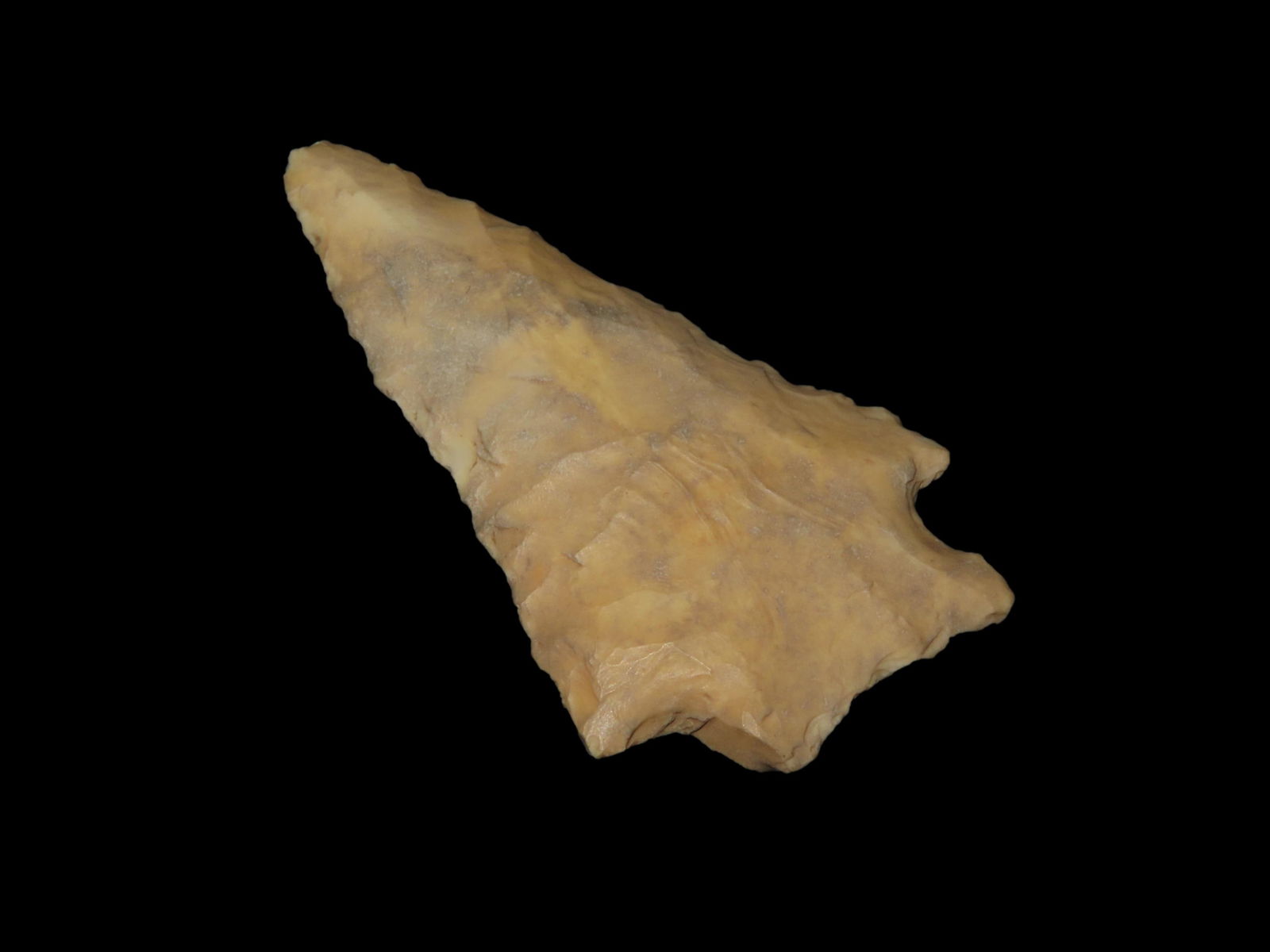 2 1/2" Archaic Point Found by Geoff Sandt in St. Louis Co. Missouri, Known as the Rockhunter on (1 of 5)