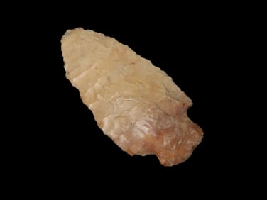 3" Stemmed Point Found by Geoff Sandt in St. Louis Co. Missouri, Known as the Rockhunter on YouTube