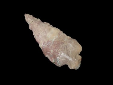 3 1/16" Colorful Arrowhead Found by Geoff Sandt in St. Louis Co. Missouri, Known as the Rockhunter