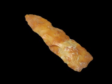 3 3/8" Colorful Arrowhead Found by Geoff Sandt in St. Louis Co. Missouri, Known as the Rockhunter on