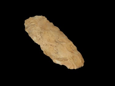 4" Archaic Square Knife Found by Geoff Sandt in St. Louis Co. Missouri, Known as the Rockhunter on